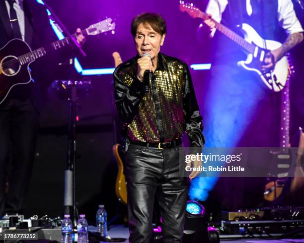 Sir Cliff Richard performs at Eventim Apollo on November 10, 2023 in London, England.