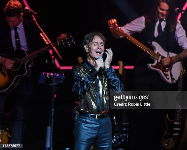 Sir Cliff Richard performs at Eventim Apollo on November 10, 2023 in London, England.