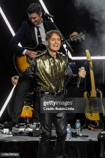 Sir Cliff Richard performs at Eventim Apollo on November 10, 2023 in London, England.