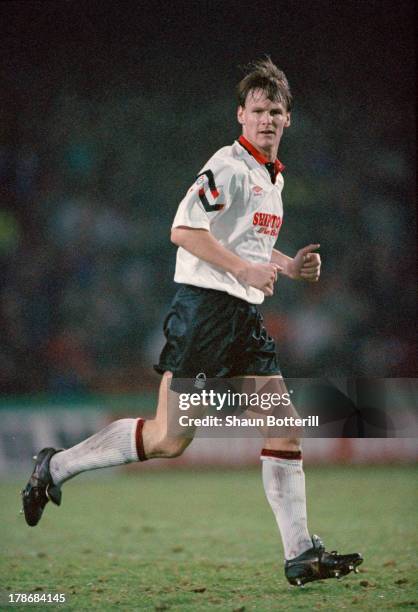 English footballer Teddy Sheringham of Nottingham Forest, during an English League Cup Fifth Round match against Crystal Palace at Selhurst Park,...