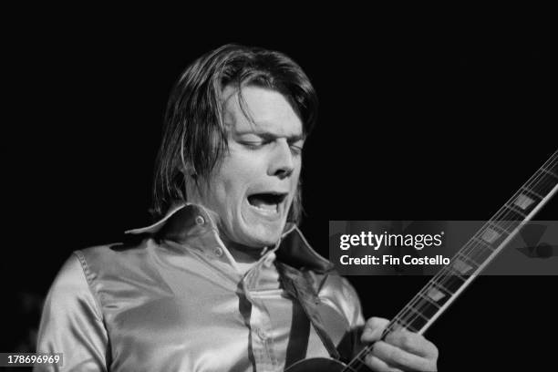 12th JANUARY: Guitarist J. Geils from the J. Geils Band performs live on stage at Mile End Sundown in London on 12th January 1973.