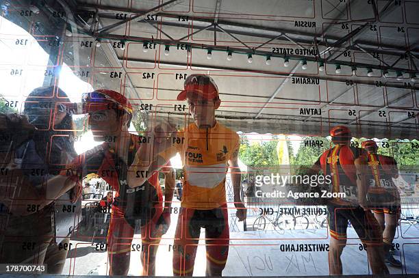 Ruben Fernandez of Team Spain during Stage Five of the Tour de l'Avenir on August 29 St-Gervais-les-Bains to Morzine, France.