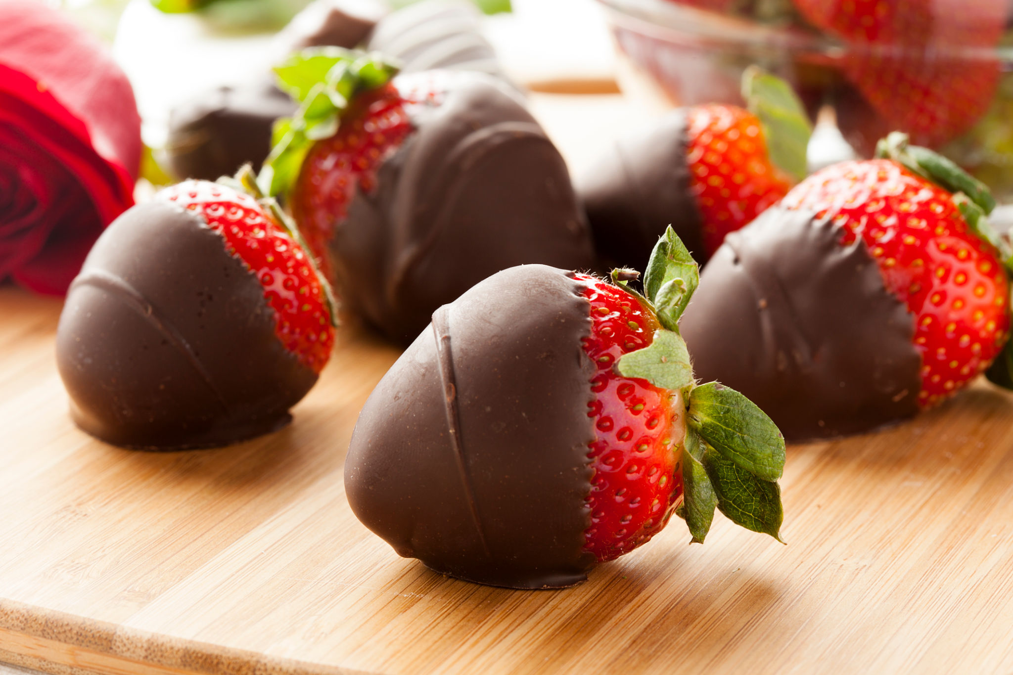 chocolate fruits