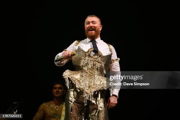 Sam Smith performs at Spark Arena on November 11, 2023 in Auckland, New Zealand. Auckland is the 69th and final date on Sam Smith's 'GLORIA the tour'...
