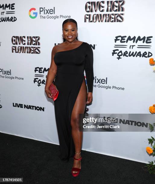 Dawanna Butler attends Femme It Forward Give Her FlowHERS Awards Gala 2023 at The Beverly Hilton on November 10, 2023 in Beverly Hills, California.