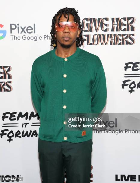 Trinidad James attends Femme It Forward Give Her FlowHERS Awards Gala 2023 at The Beverly Hilton on November 10, 2023 in Beverly Hills, California.