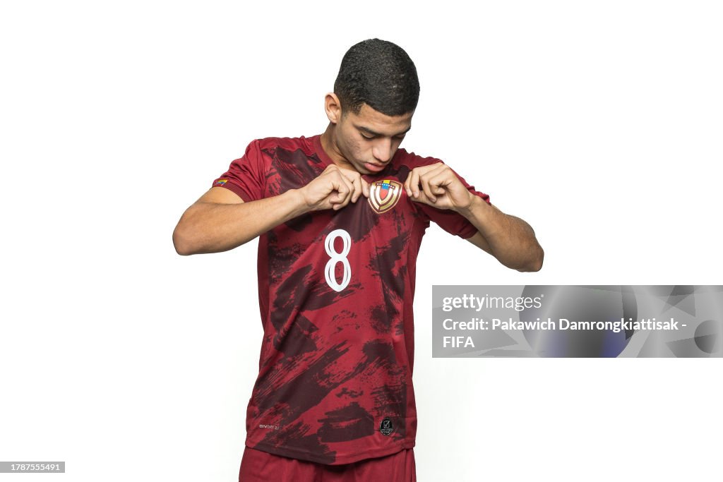 Java Venezuela Giovanny Sequera of Venezuela poses for a photo during the FIFA U-17 ...