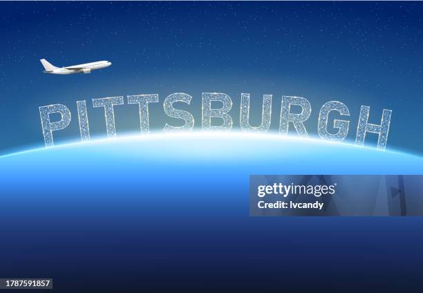 travel to pittsburgh - pittsburgh stock illustrations