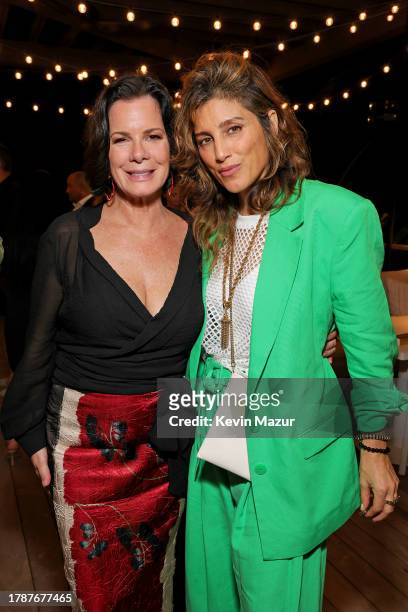 Marcia Gay Harden and Jennifer Esposito attend the Grand Opening of Michelin-Starred Chef Michael White's Paranza at The Cove at Atlantis Paradise...