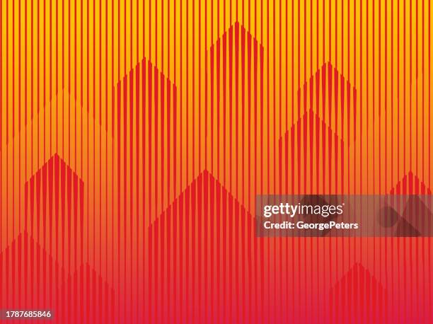 bildbanksillustrationer, clip art samt tecknat material och ikoner med arrows moving up abstract background - värme