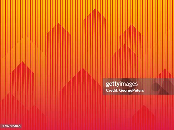 arrows moving up abstract background - heatseekers chart stock illustrations