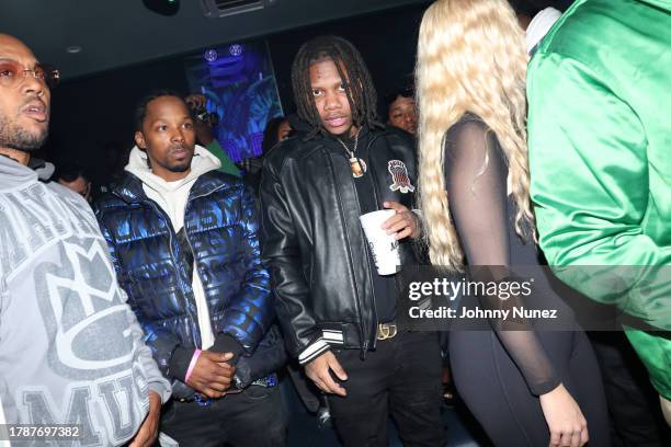 Lil Durk attends Rick Ross And Meek Mill's Album Release Party at Harbor New York City on November 10, 2023 in New York City.