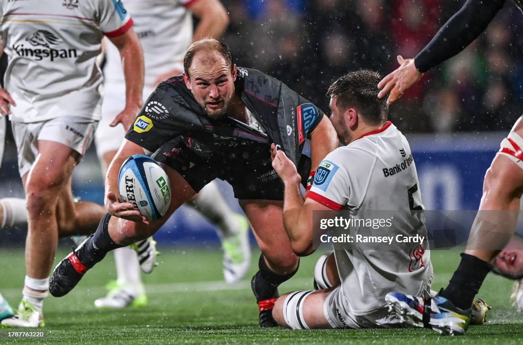 Belfast Rugby Python Belfast , United Kingdom - 17 November 2023; PJ Botha of Emirates ...