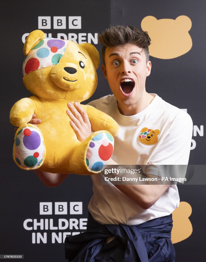 Joe Tasker Joe Tasker at the BBC Children In Need telethon at BBC Studios in ...