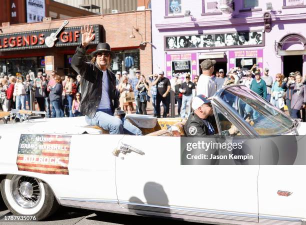 Kid Rock attends the 2023 Veteran's Day Parade on November 11, 2023 in Nashville, Tennessee.