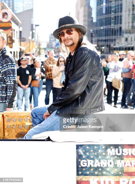 Kid Rock attends the 2023 Veteran's Day Parade on November 11, 2023 in Nashville, Tennessee.