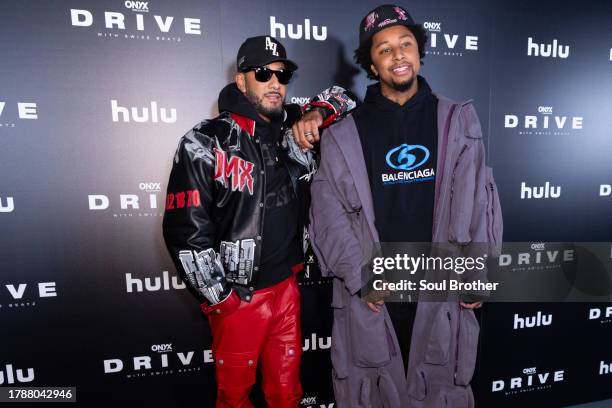 Executive Producer Swizz Beatz and son Nasir Dean joins press and influencers in a screening and reception of their new Hulu docuseries, "Drive with...