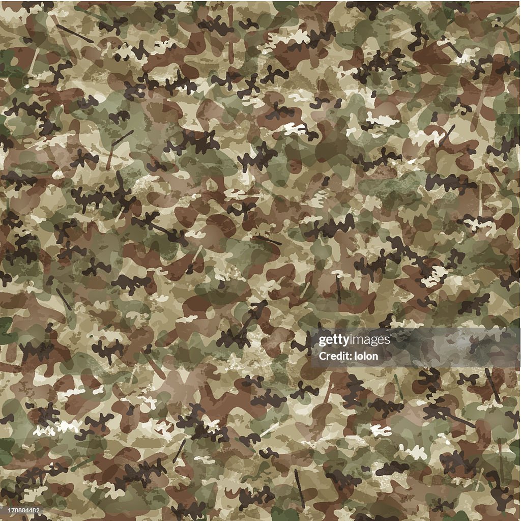 Seamless wallpaper mit camouflage-Muster