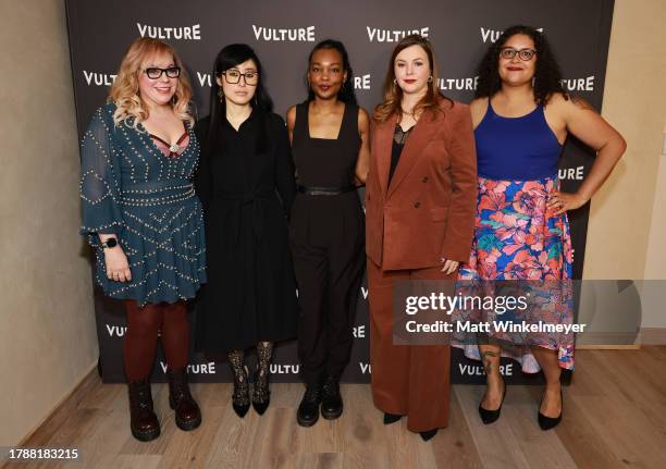 Kirsten Vangsness, Reese Okyong Kwon, Nafissa Thompson-Spires, Amber Tamblyn, and Gabrielle Bellot attend New York Magazine's Vulture Festival LA at...