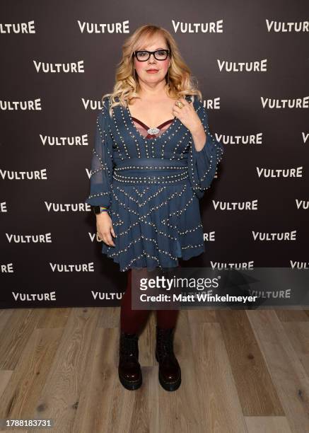 Kirsten Vangsness attends New York Magazine's Vulture Festival LA at Goya Studios on November 11, 2023 in Los Angeles, California.