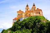 View of the historic Melk Abbey, Austria