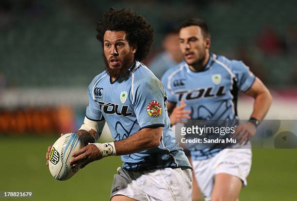 Rene Ranger of Northland in action during the round three ITM Cup match between North Harbour and Northland at North Harbour Stadium on August 31,...