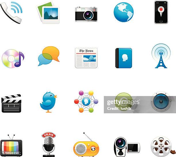 ilustrações de stock, clip art, desenhos animados e ícones de conjunto de ícones de redes de comunicações/4 - filhote de animal