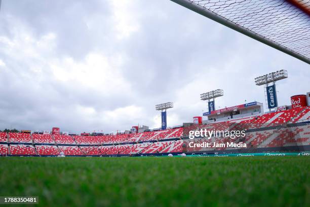 General inside view of Estadio Alfonso Lastras prior the 17th round match between Atletico San Luis and Santos Laguna as part of the Torneo Apertura...