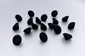 3D Black Diamonds - 18 Gems