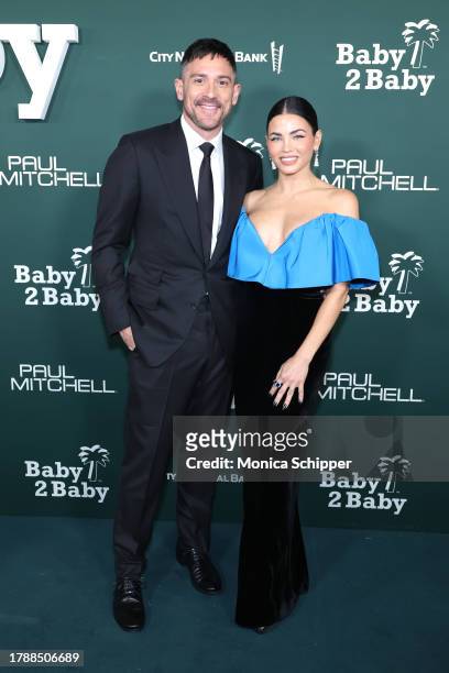 Steve Kazee and Jenna Dewan attend the 2023 Baby2Baby Gala Presented By Paul Mitchell at Pacific Design Center on November 11, 2023 in West...