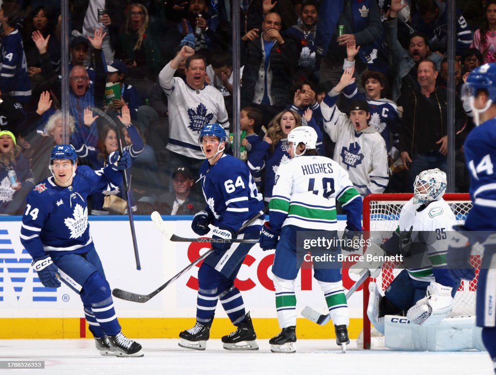 Vancouver Canucks v Toronto Maple Leafs