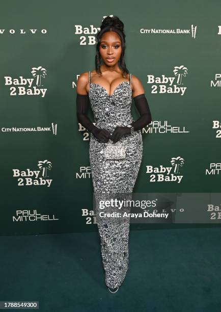 Normani attends 2023 Baby2Baby Gala Presented By Paul Mitchell at Pacific Design Center on November 11, 2023 in West Hollywood, California.