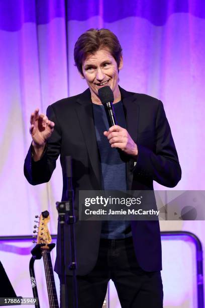 Denis Leary speaks onstage at 2023 A Funny Thing Happened On The Way To Cure Parkinson's at Casa Cipriani on November 11, 2023 in New York City.