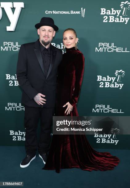 Joel Madden and Nicole Richie attend the 2023 Baby2Baby Gala Presented By Paul Mitchell at Pacific Design Center on November 11, 2023 in West...