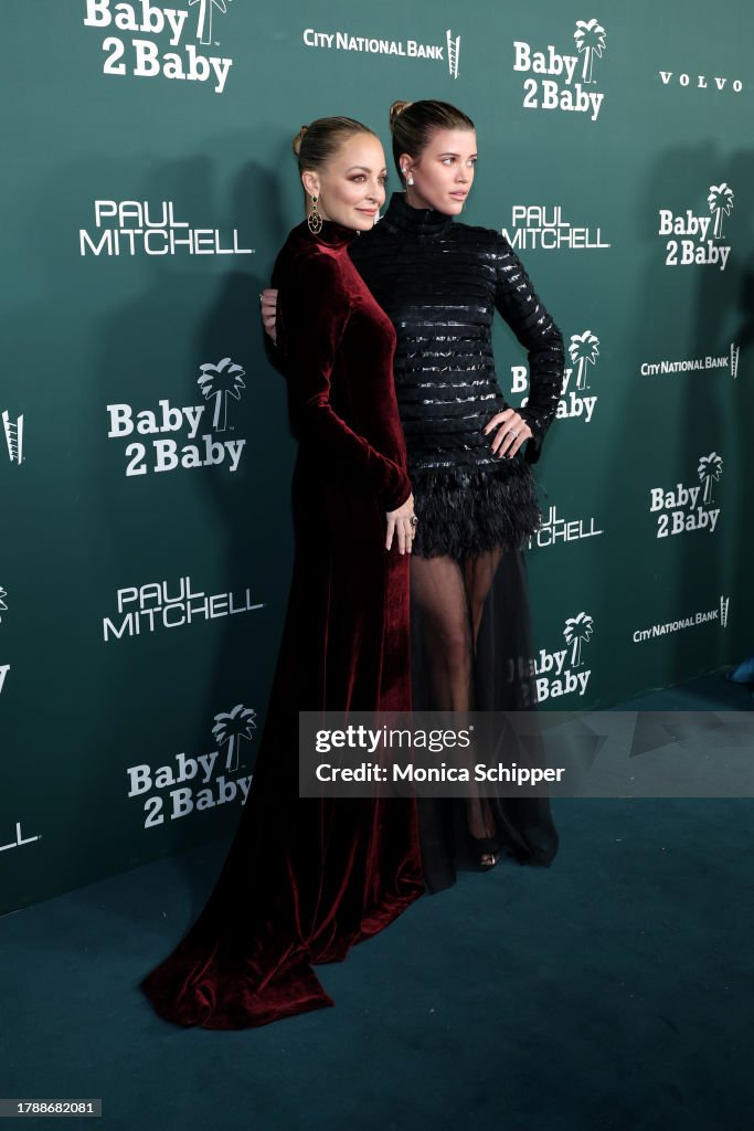 Nicole Richie and Sofia Richie Graing attend the 2023 Baby2Baby Gala