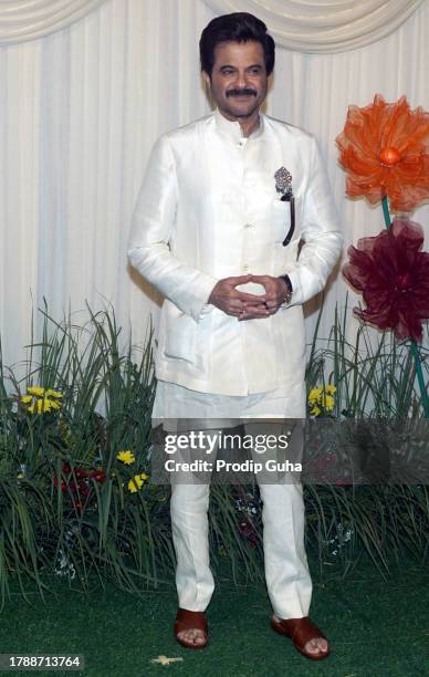 Anil Kapoor attends the Shilpa Shetty Diwali Bash on November 11, 2023 in Mumbai, India