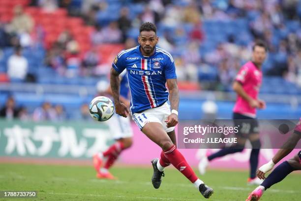 Of Yokohama F･Marinos in action during the J.LEAGUE Meiji Yasuda J1 32nd Sec. Match between Yokohama F･Marinos and Cerezo Osaka at Nissan Stadium on...