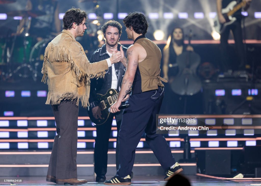 Jonas Brothers Perform At Rogers Arena