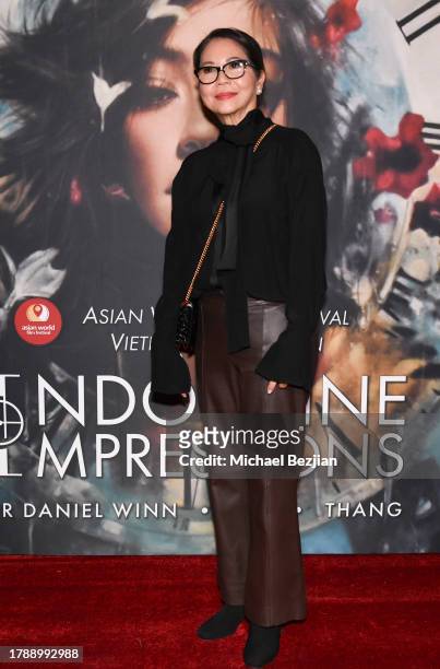 Rosie Chua arrives at Winn Slavin Fine Art And Asian World Film Festival Present "Indochine Impressions" - A Vietnam Celebration on November 11, 2023...