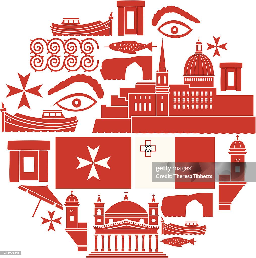 Malta Icon Set