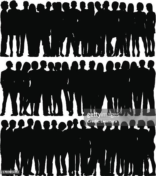 Simple Crowd Vector Image Crowd High-Res Vector Graphic - Getty Images