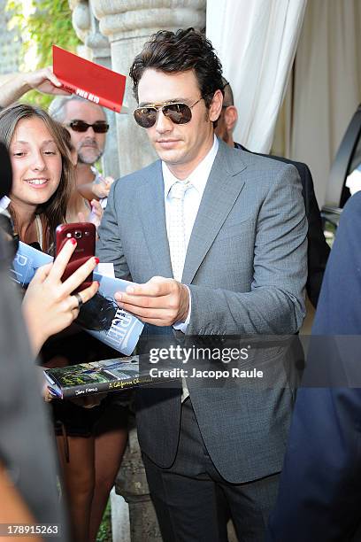 James Franco is seen during The 70th Venice International Film Festival on August 31, 2013 in Venice, Italy.