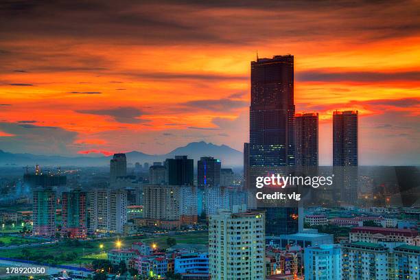 hanoi, vietnam - hanoi cityscape stock pictures, royalty-free photos & images