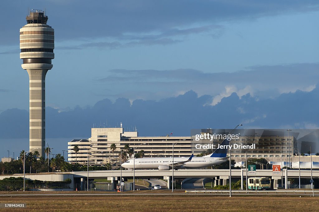 Control tower at Orlando International Airport.