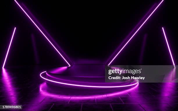 3d rendering product display platform - dance floor stock pictures, royalty-free photos & images