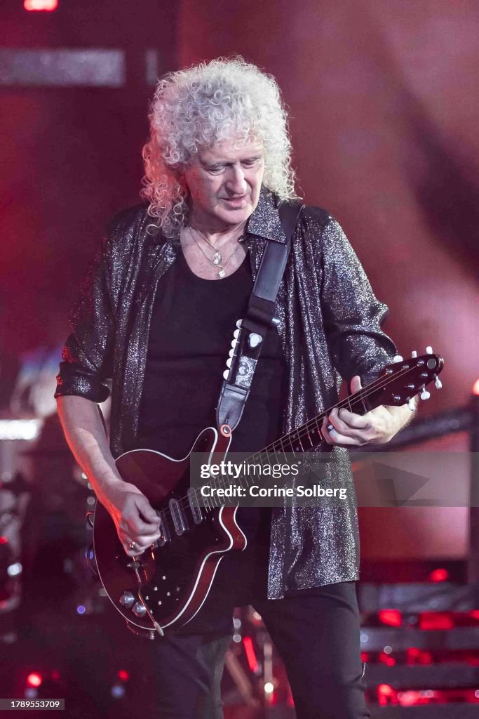 Queen And Adam Lambert Perform At BMO Stadium