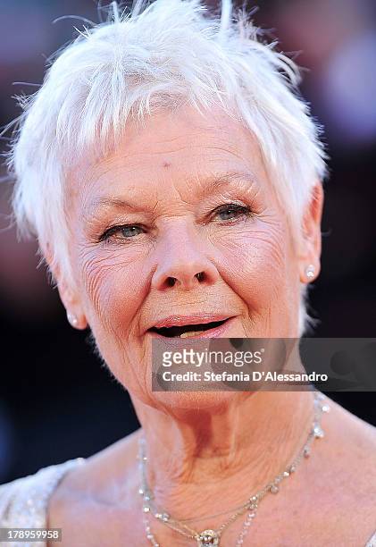 Actress Judi Dench attends the 'Philomenia' Premiere during The 70th Venice International Film Festival at the Palazzo del Casino on August 31, 2013...