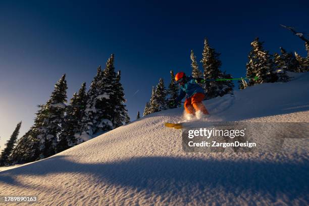 skiing - kelowna stock pictures, royalty-free photos & images