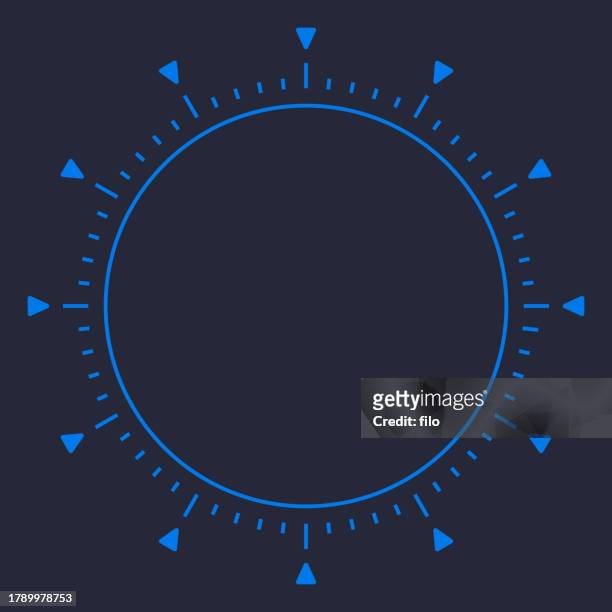 clock time dial circle line design element - daylight saving time stock illustrations