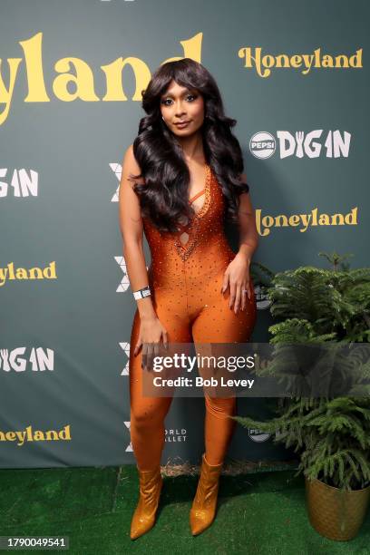 Lenora attends Honeyland Festival Day 2 on November 12, 2023 in Sugar Land, Texas.